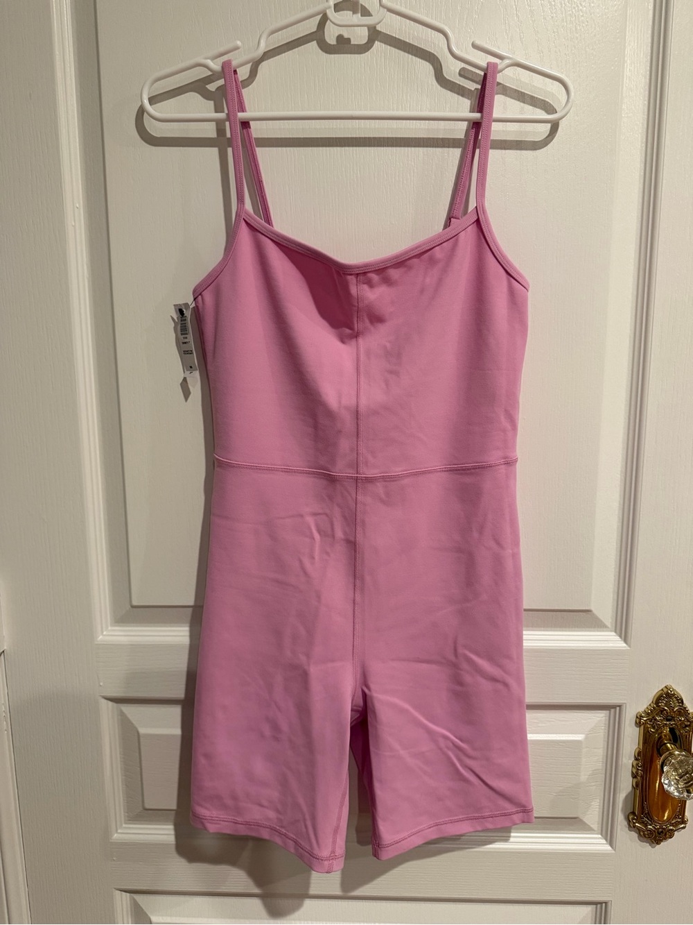 NWT ARITZIA Wilfred Free Pink Divinity Athletic Romper / Size M /